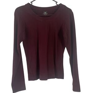 Patagonia Women's Size Small‎ Burgundy Red Long Sleeve Crewneck Sweater